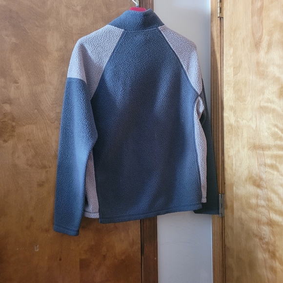 Carbon 2 Cobalt 1/4 Zip Pullover Sweater Mens Medium Fleece Mock Neck Outdoors - Picture 6 of 10